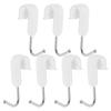 7pcs Set Rotatable Pipe Clip Hooks Heavy Duty Hanging Rack Hooks New S Hooks Clothes Hanging