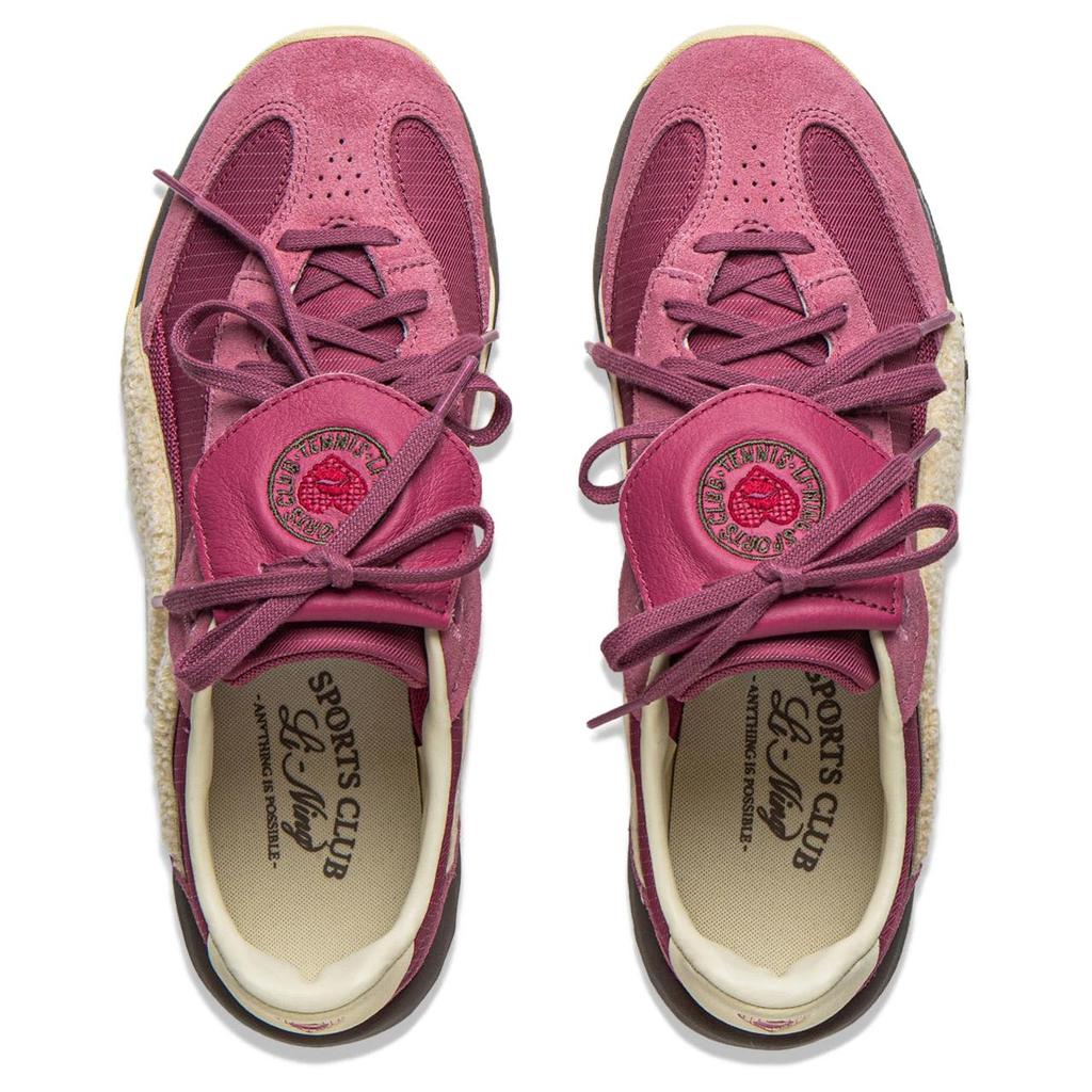 Li-Ning Comfortable Minimalist Shock Absorption Rebound Low-Top Lifestyle Sneakers Unisex Sneakers Rose-Pink AGLV096-4