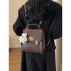 Retro Bag Women's Backpack 2025 New British College Style Going Out Travel Bag Niche Premium Texture Backpack