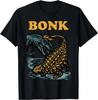 Bonk Dinosaur Funny Prehistoric Humor Design T-Shirt Unisex T-Shirt