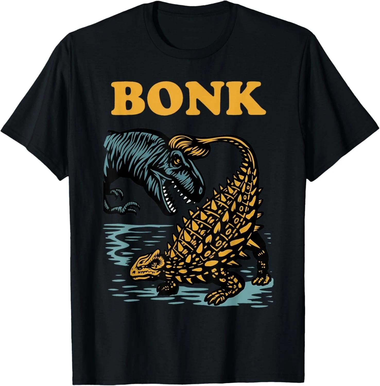

Bonk Dinosaur Funny Prehistoric Humor Design T-Shirt unisex T-Shirt M