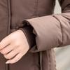 Fashion Female Warm Coat Winter Long Parkas Hooded Faux Fur Collar Loose Thick Women's Jackets