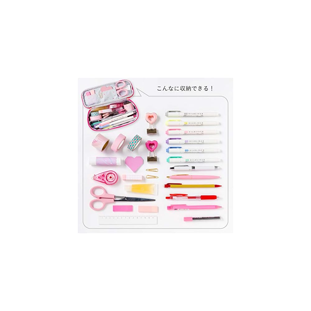 Iroha Publishing STUDY PEN CASE GAP-02 PALE PINK