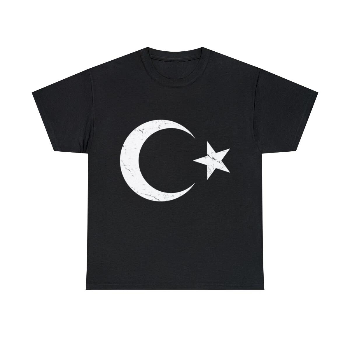 Turkey Flag Graphic Tee Shirt, S-5XL S