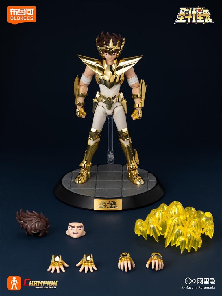 14cm EX Gold Saint Seiya Gold Saint Pegasus Tenma Assembled Joint Mobility Action Figure Anime Doll Toy Birthday Gift