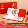 2026 Year of the Horse: Chinese Festive Desk Calendar - Weekly & Monthly Memo Planner