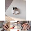 Unique Vintage Design Skull Ring For Women Stylish Adjustable Copper Jewelry