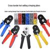 Manual Crimping and Wire Stripping Tool Set: Needle-Nose Pliers for Electricians