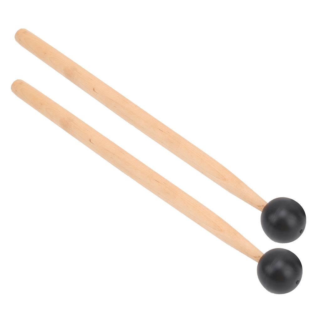 2 ks Éterické paličky Gumová kulatá hlava Dřevěná rukojeť Kladívko Bicí příslušenství