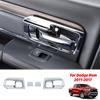 2x Inner Door Handle Bowl Cover Trim Frame For Dodge Ram 1500 11-17 2Door Chrome