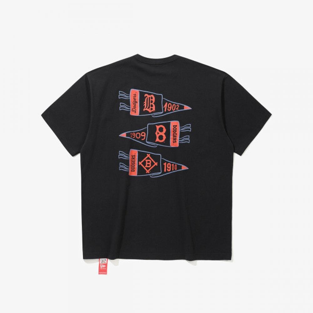 New Era Brooklyn Dodgers Flag T shirT Black 15147547