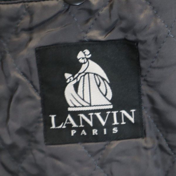 LANVIN Brushed Batting jacket 46-34 Navy system Men's Used