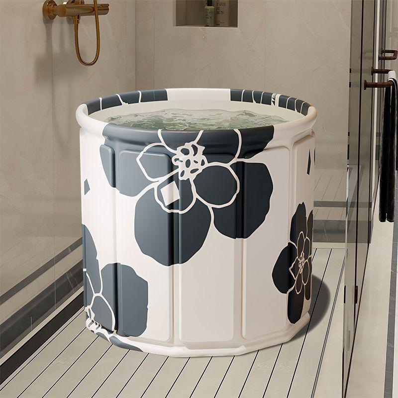 Foldable Thickened Adult & Baby Bathtub for Bathing and Swimming, Home Use, Full Body Spa.