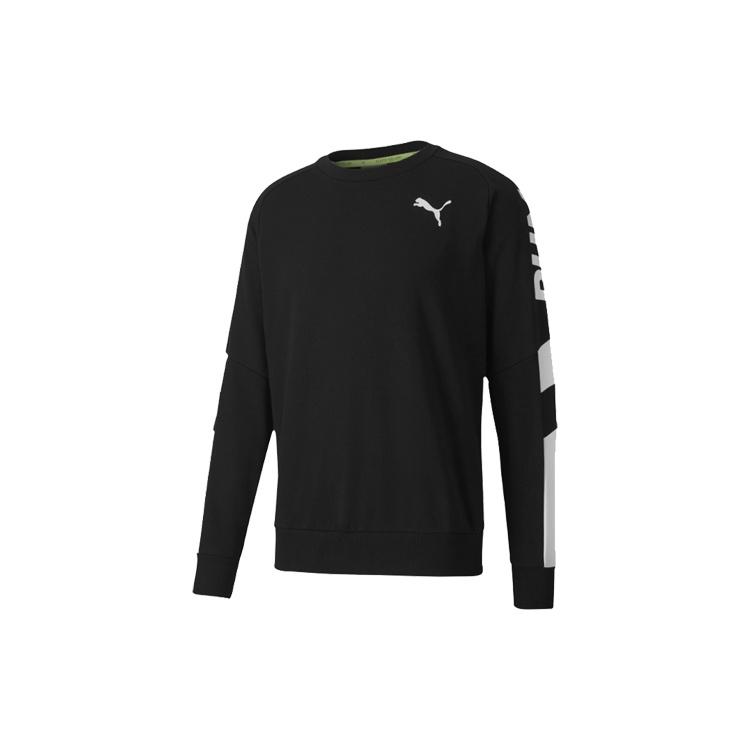 PUMA Modern Sports Crew Round Neck Pullover Black Men s 585178-01 S