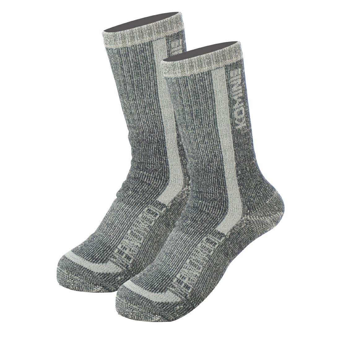 Komine Motorcycle Merino Wool Warm Medium Dark Socks, (23-25cm), Grey, 09-356 AK-356
