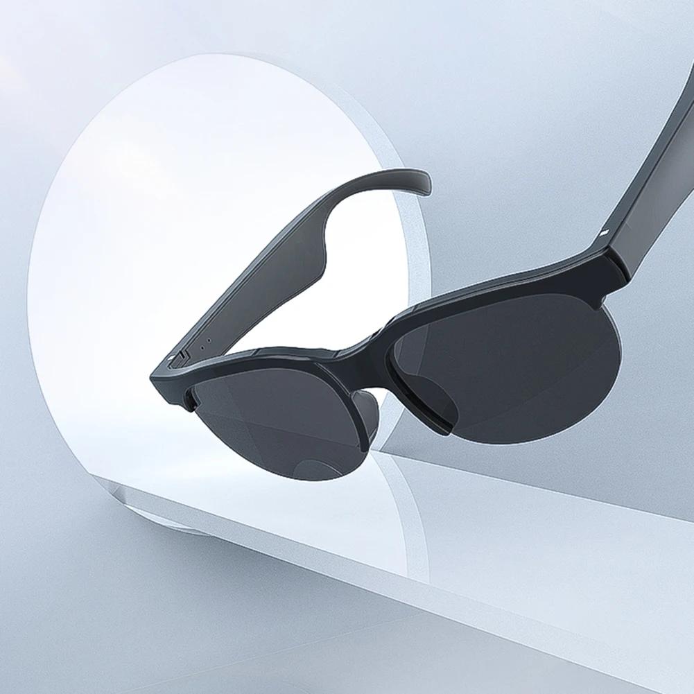 AI Intelligent Translation Glasses Bluetooth-Compatible 5.4 Earphone Glasses Music Sunglasses Wireless Headset for Men and Women