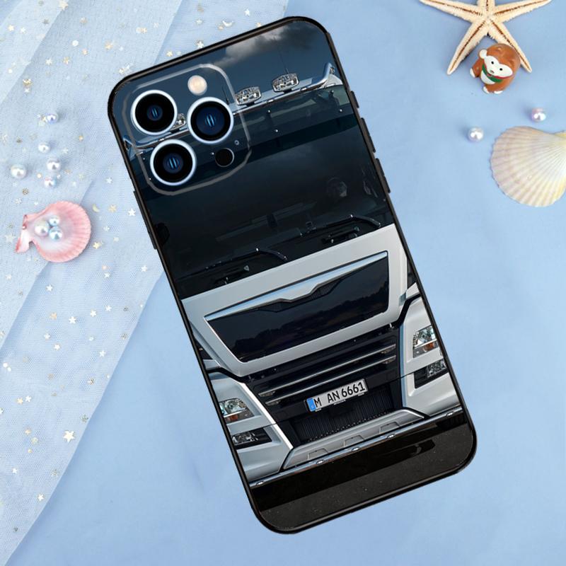 

Truck Car Case For iPhone 17 Pro Max 16 15 13 12 11 14 Pro Max Plus 12 13 Mini 16e 17 Air Back Cover iPhone 15Pro MAX