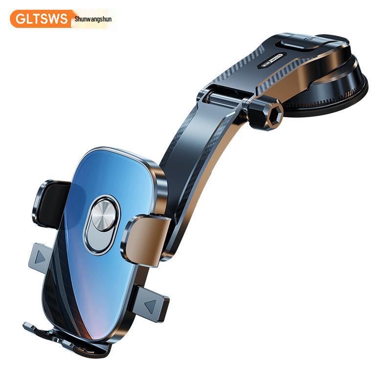 Shunwangshun 2026 Car Phone Holder: Suction Cup Dashboard Mount for Navigation. Luxury Textured - Rotatable Waterfall Suction Cup