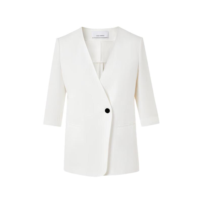 Langzi Elegant V-Neck Blazer S