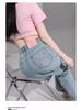 Women's Light Blue Denim Wide-Leg Pants - 2024 Summer New Arrival, Unique Style