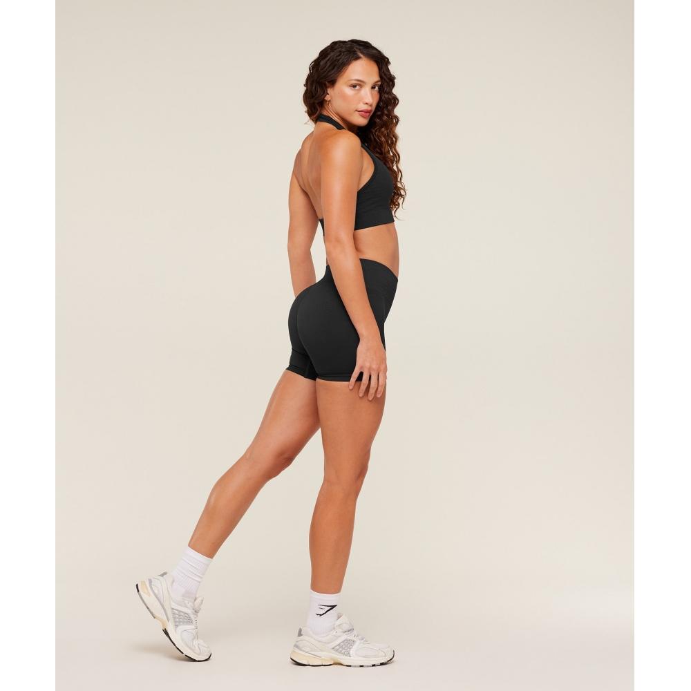 Gymshark Steel Seamless Shorts Gs Black B6b3p Bb2j