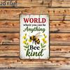 Vintage Bee Tin Sign Creative Garage Wall Decor Home Art