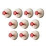 Pack of 10 Bathroom Suction Cup Hooks Rustproof Suction Hooks Foldable Hangers For Easy Hanging In Wet Area