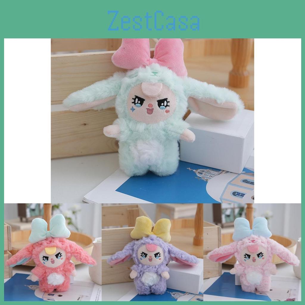 Bunny Plush Enchanting Keychain Doll Dreamy Cute Soft Toy Vibrant Colors 18cm