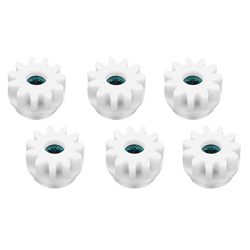 SXR-6Pcs Spin Mop Replacement Parts, Spin Mop Bucket Clutch Bearing Gear Replacement For Vileda And More Rotation Mop белый