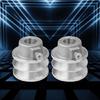 2 pz Puleggia Motore Puleggia Cinghia Installazione Facile Diametro 54mm/56mm Puleggia a Doppia Scanalatura Una Cinghia per Motore 168F 170F