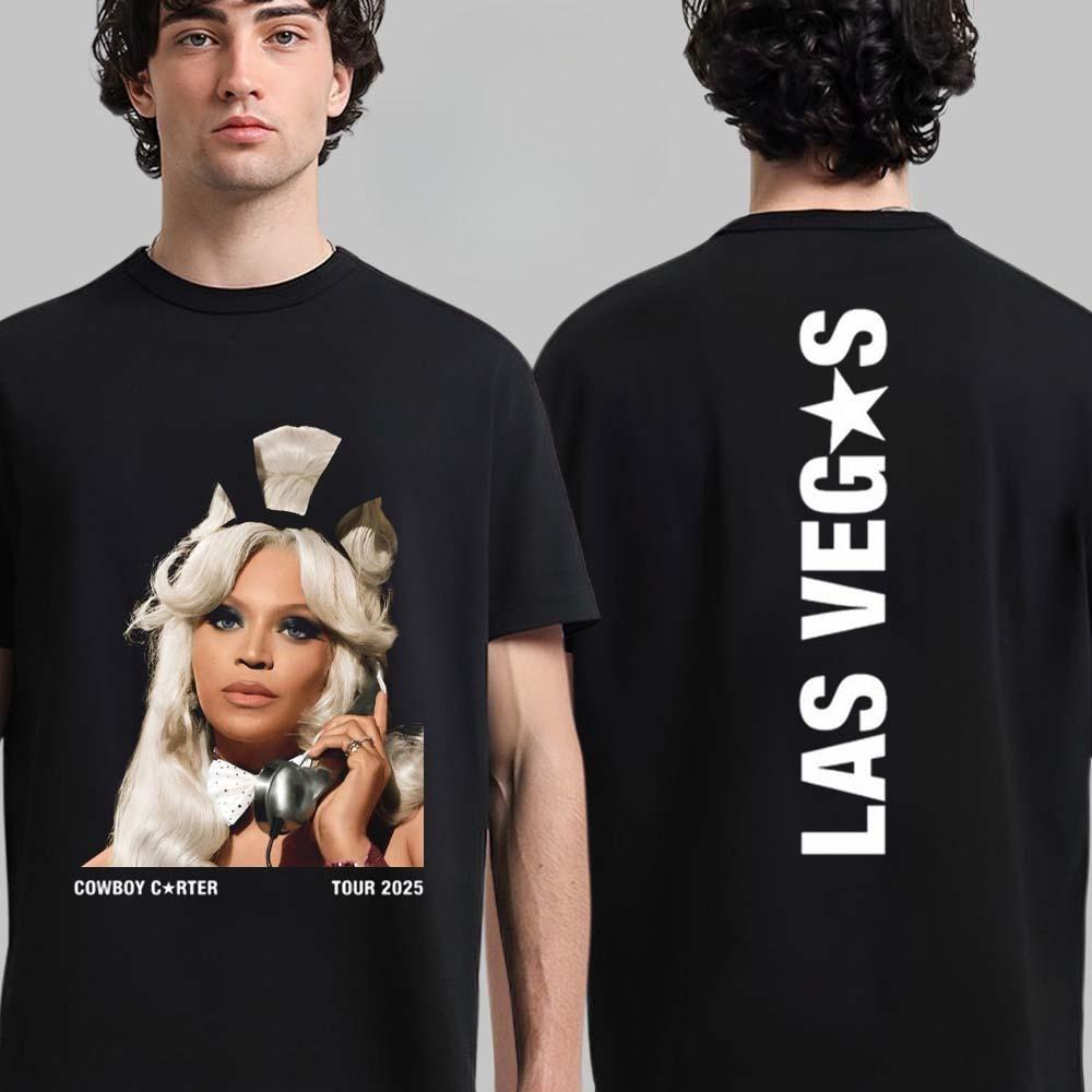 Rare Beyonce Destiny’s Child X Cowboy Carter Tour 2025 Legacy White T-Shirt High-end Luxury Is for Both Men and Women Top Y2k