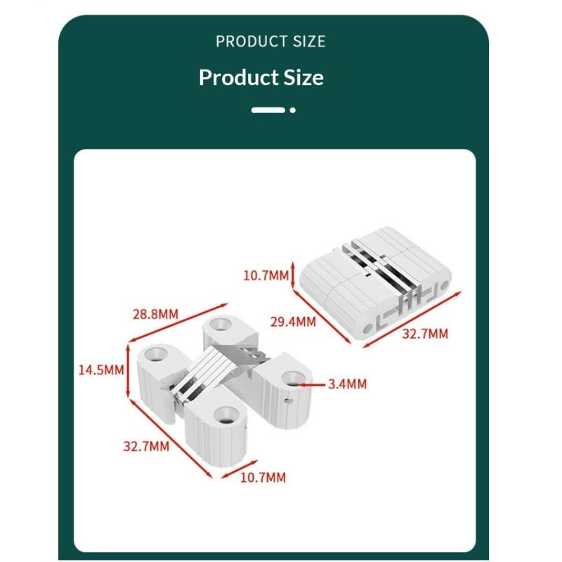 Krzyżowe Ukryte Zawiasy Plastikowe Żelazne Składane Drzwi Stół i Krzesło Zawias Krzyżowy Plastikowy Zawias Ukryty Akcesoria Meblowe