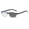 Small Rectangle Frame Pochromic Reading Glasses Gradient HD Lenses Anti-blue Light UV Protection Presbyopia Glasses To +4.0