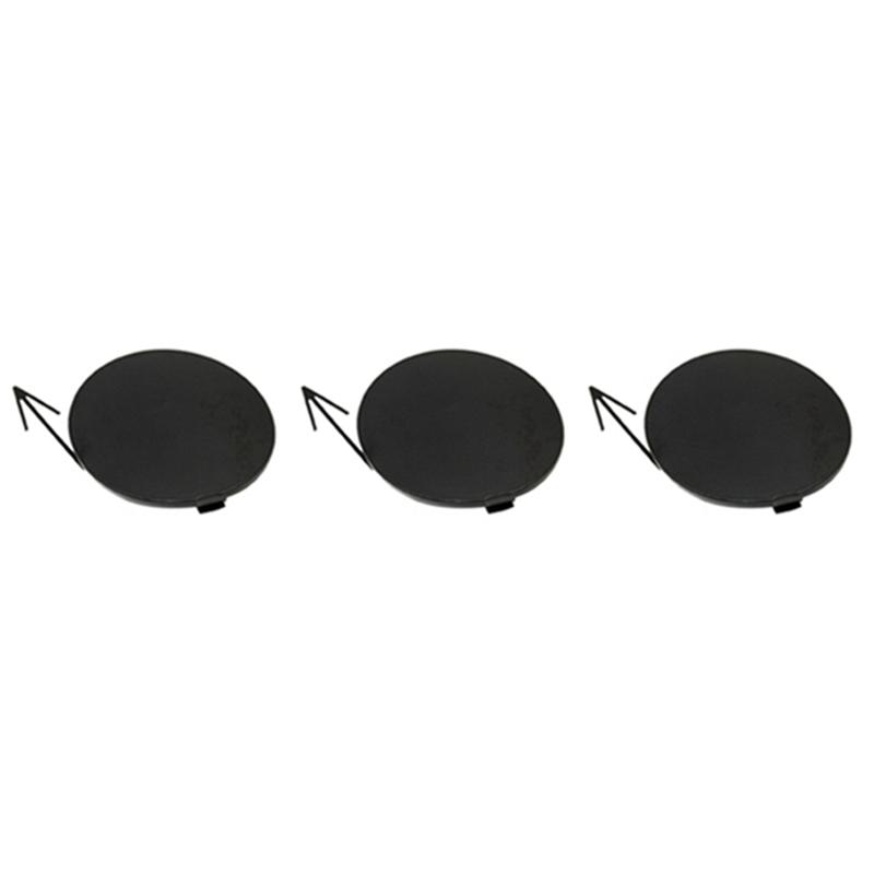 3Pcs 85071BR00A Car Rear Bumper Tow Hook Cap Cover Black For Nissan Qashqai J10 2007-2014-A87Q
