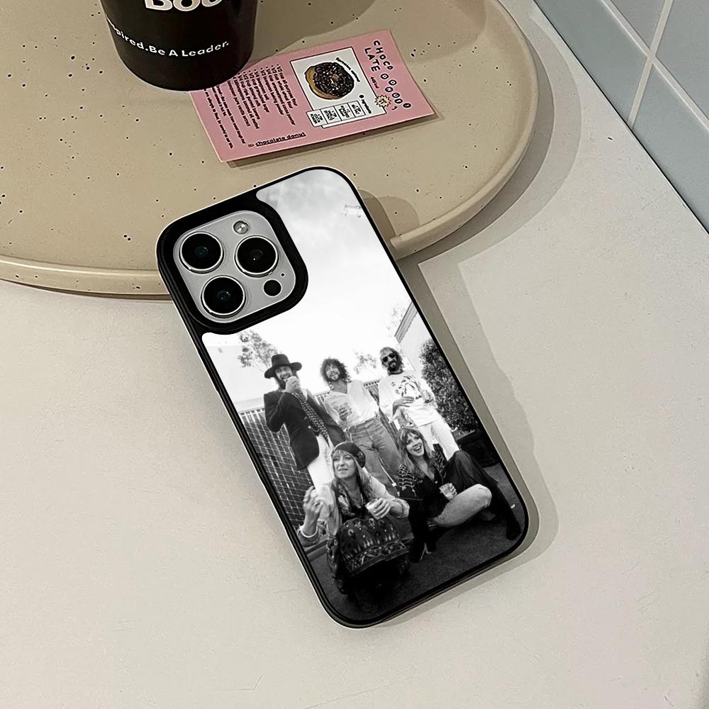 

Fleetwood Mac Poster Phone Case for Iphone 17 16 15 14 Air 13 12 11 Pro Max Mini Plus Fundas Shell PC+TPU Cover iPhone 15