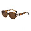 Retro Oval Polarized Glasses with Anti-Glare Lenses - Chic Small Frame, Ideal for Party Wear & Travel, Glasses Accessories