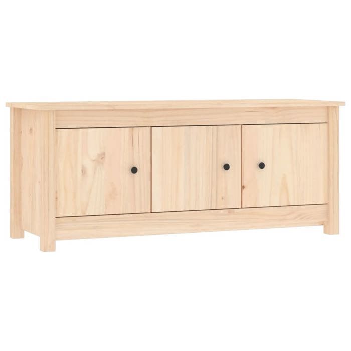 VidaXL Armoire à chaussures 110x38x45,5 cm Bois de pin massif 814599
