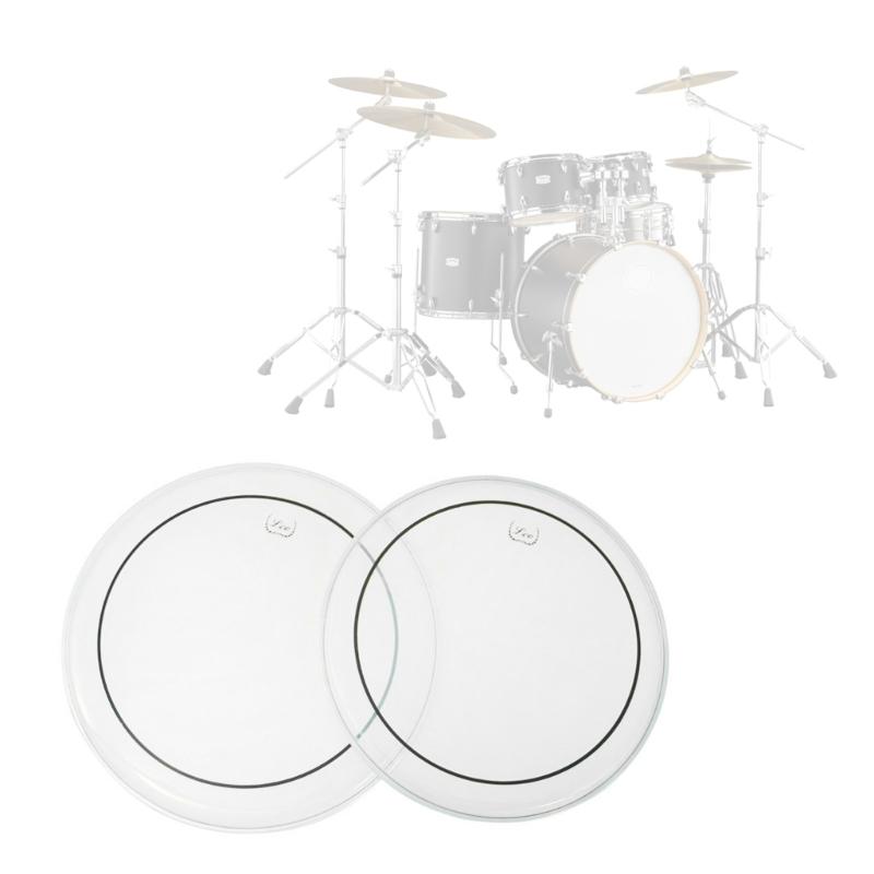 Double Layer Bass Drum Patches Drumhead Patches Protector for Drum-heads Kick Pad Protective Accessory Easy to Install