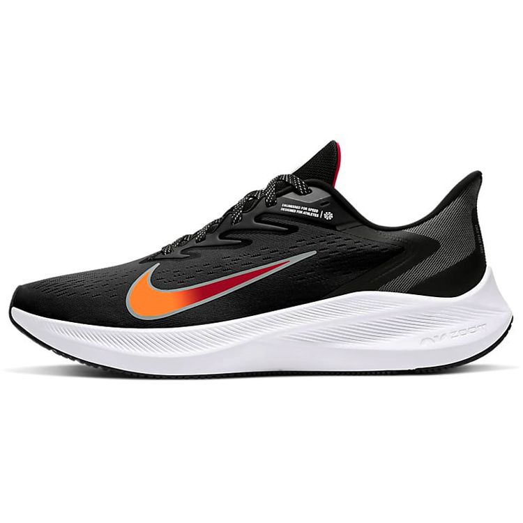 

Мужские кроссовки Nike Air Zoom Winflo 7 Black Total Orange Gym-Red Smoke-Grey CJ0291-011