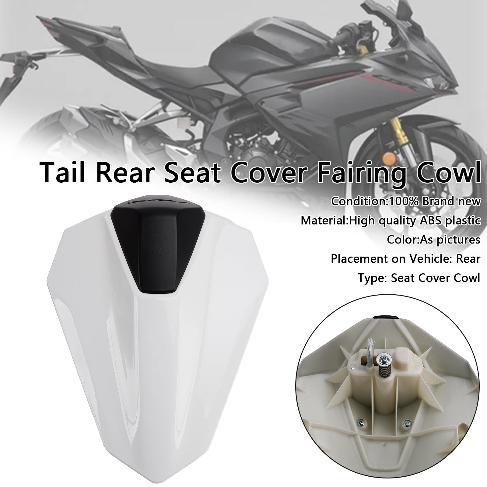 

Rear Tail Pillion Seat Fairing Cover For Honda CBR250RR 2023-2024 Pearl White