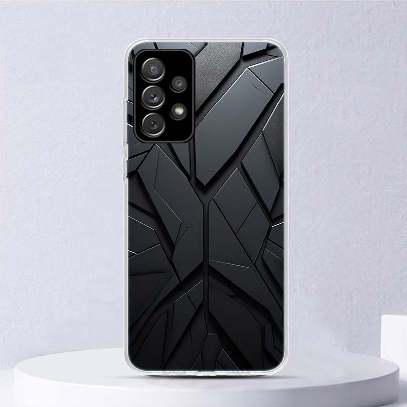 Forged Carbon Pattern Soft Case For Samsung Galaxy A52 A42 A32 A22 A12 A02S Phone Cover A50 A51 A70 A71 A41 A31 A21S A40 A30 A20