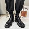 Year Zipper Martin Boots Men'S Short Boots Tooling Fleece Warm Men'S Boots M11-T