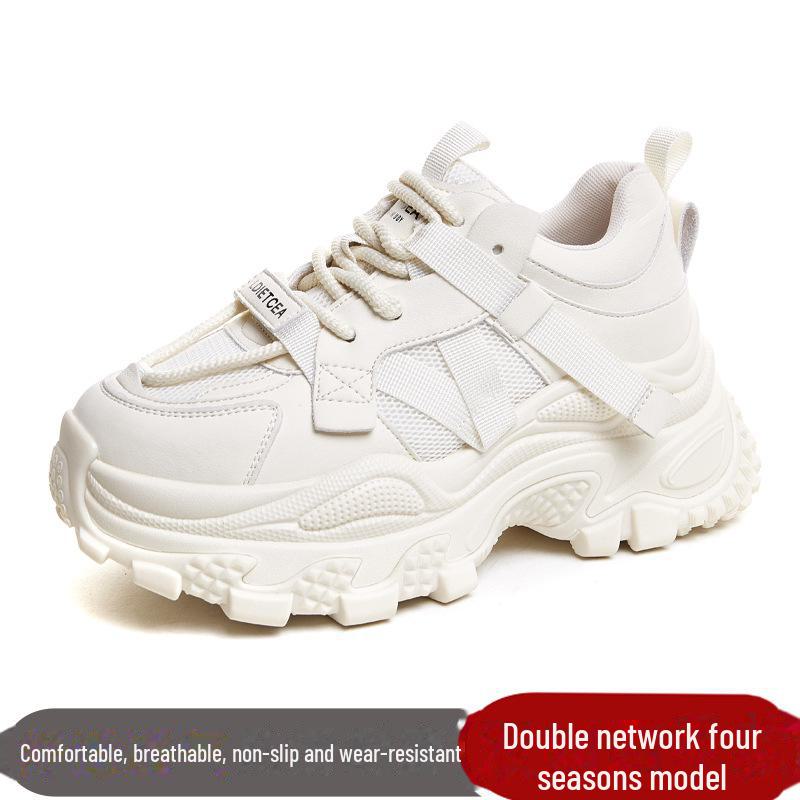 

Женские весенние спортивные туфли на толстой подошве — стильные, нескользящие, прочные, универсальные, модный бренд 2024 года 38