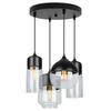 HÄNGENDE DECKENLAMPE, GLASPLAFOND, LED-LAMPE