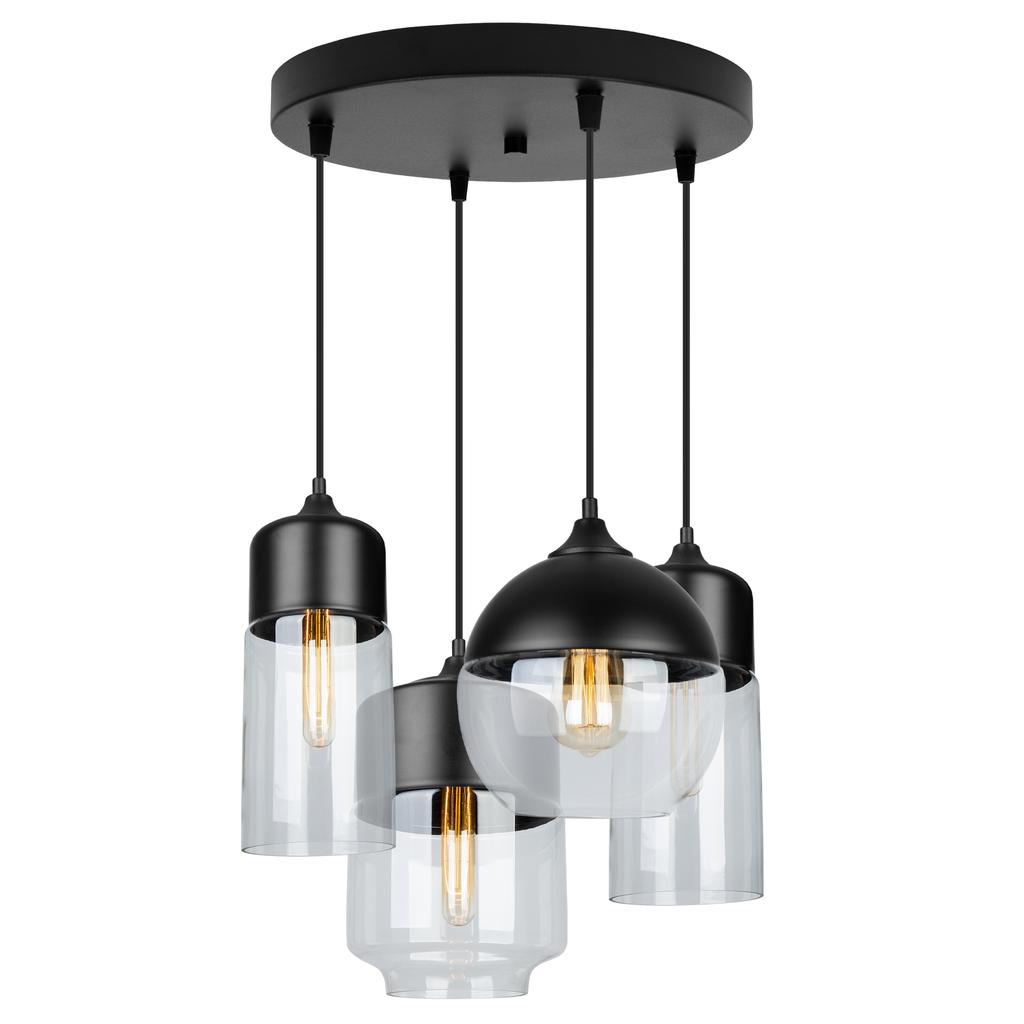 HÄNGENDE DECKENLAMPE, GLASPLAFOND, LED-LAMPE