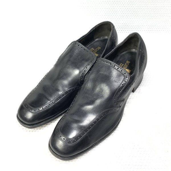 

USED/70s 80s USA Made Vintage Bostonian Size 9.5C A 26.0 27.0cm Slip On Shoes Black
