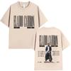 Y2k Hip Pop Tops ELADIO CARRION DON KBRN WORLD TOUR 2025 Merch  Fashion Pop Music Print Cotton Casual Loose Tshirt Unisex