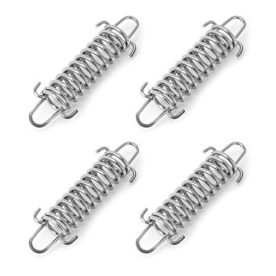 4 Stück Edelstahl Zeltfeder-Schnalle für Outdoor-Camping, Hundetraining, Schaukel