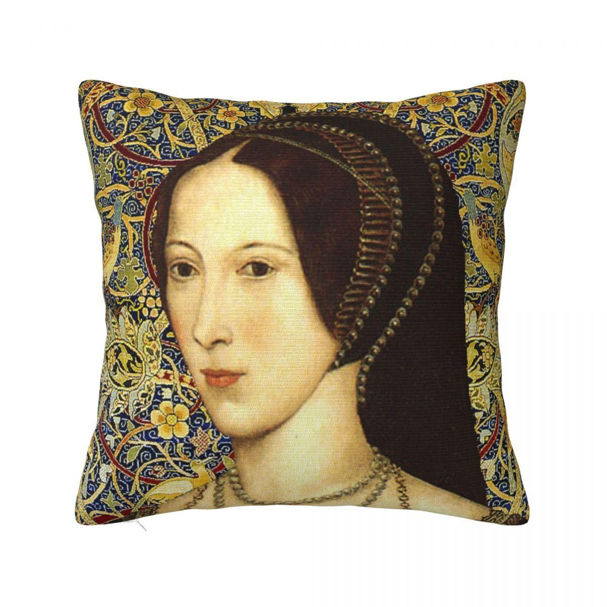 

Anne Boleyn Queen Of England Pillow Case Sofa Cushion Cover Home And Decoration Pillow Case Pillow Cover 12x12Inch