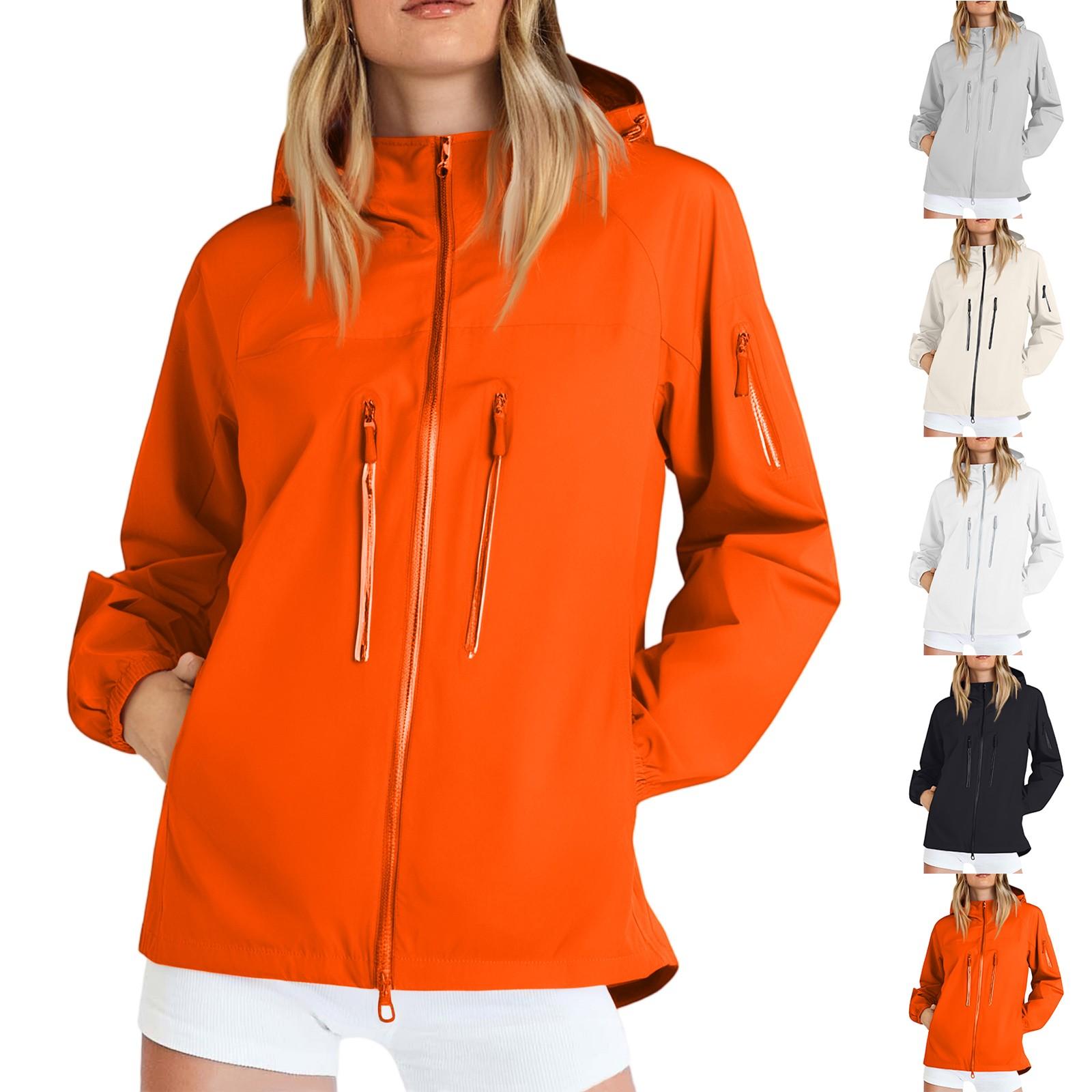 

Ladies Loose Comfortable Fashionable Outdoor Windproof And Waterproof Jacket Jacket XL білий